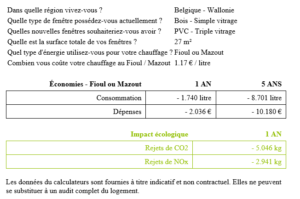 tableau comparatif chauffage mazout